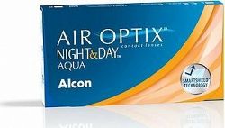 Air Optix Night and Day Aqua (6 šošoviek) dioptrie: +0.50, zakrivenie: 8.40