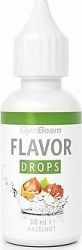 GymBeam Flavor Drops 30 ml, lieskový orech