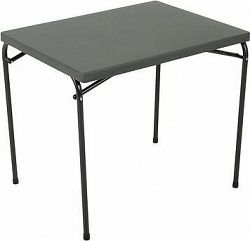 ROJAPLAST - Stôl záhradný kempingový, sivý, 80 cm