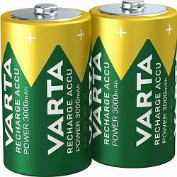 VARTA nabíjateľná batéria Recharge Accu Power D 3000 mAh R2U 2 ks