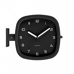 Designové oboustranné nástěnné hodiny 5831BK Karlsson 29cm 