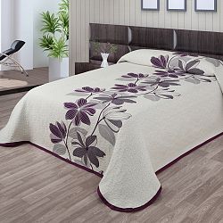 Forbyt Přehoz na postel Azura fialová, 140 x 220 cm
