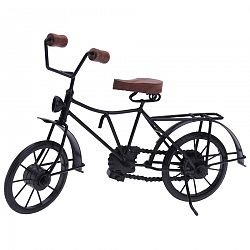 Kovová dekorácia Bicyclette čierna, 36 x 11 x 20 cm