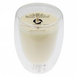 Maxxo Escential Sviečka v skle Orchid Noir, prírodný vosk, 250 g